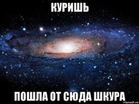 куришь пошла от сюда шкура