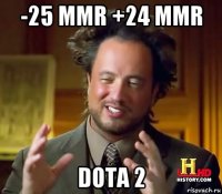 -25 mmr +24 mmr dota 2