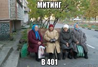 митинг в 401