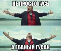 не просто гусь а ёбаный гусак