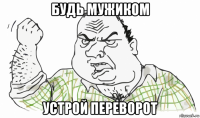 будь мужиком устрой переворот