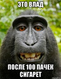 это влад после 100 пачек сигарет