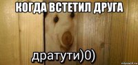 когда встетил друга 