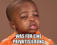  was für eine privatisierung