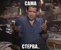 сама стерва..