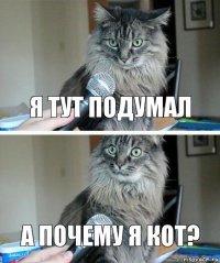 Я тут подумал А почему я кот?