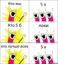 Кто мы 5 а Кто 5 б лохи кто лучше всех 5 а