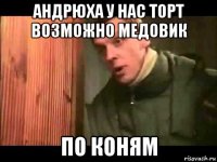 андрюха у нас торт возможно медовик по коням