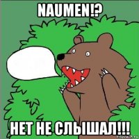 naumen!? нет не слышал!!!