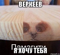 веркеев я хочу тебя