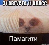 31 августа 11 класс 