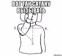 вот так сатану вызывать 