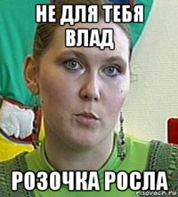 не для тебя влад розочка росла