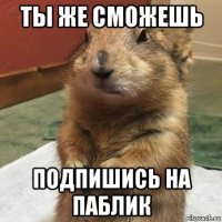 ты же сможешь подпишись на паблик