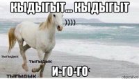 кыдыгыт... кыдыгыт и-го-го