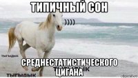 типичный сон среднестатистического цигана