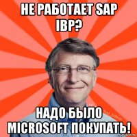 не работает sap ibp? надо было microsoft покупать!