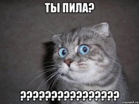 ты пила? ????????????????