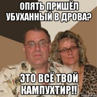 опять пришёл убуханный в дрова? это всё твой кампухтир!!