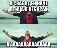 я свабоден наче птица в небисах а ааааааааааааааа