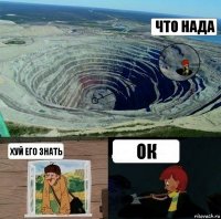 Что нада Хуй его знать ОК