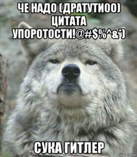 че надо (дратути0о) цитата упоротости!@#$%^&*) сука гитлер