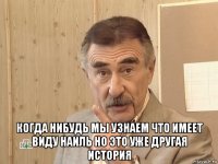  когда нибудь мы узнаем что имеет виду наиль но это уже другая история