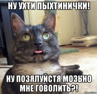 ну ухти пыхтинички! ну позялуйстя мозьно мне говолить?!