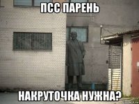 псс парень накруточка нужна?