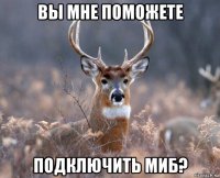 вы мне поможете подключить миб?