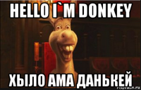 hello i`m donkey хыло ама данькей