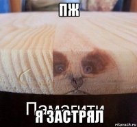 пж я застрял