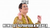 уры мемы от чернички и мджея