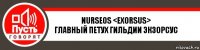 Nurseos <Exorsus>
Главный петух гильдии Экзорсус