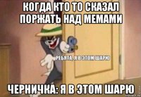 когда кто то сказал поржать над мемами черничка: я в этом шарю