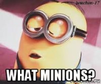  what minions?
