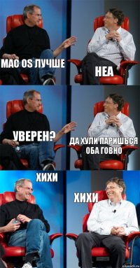 Mac OS лучше неа Уверен? Да хули паришься оба Говно хихи хихи