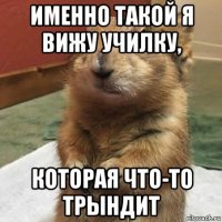 именно такой я вижу училку, которая что-то трындит