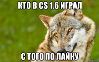 кто в cs 1.6 играл с того по лайку