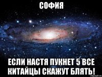 софия если настя пукнет 5 все китайцы скажут блять!