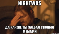 nightwos да как же ты заебал своими мемами