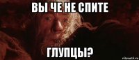 вы че не спите глупцы?