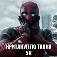  кританул по танку 5к