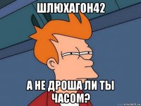 шлюхагон42 а не дроша ли ты часом?