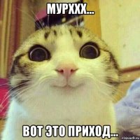 мурххх... вот это приход...