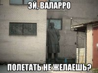 эй, валарро полетать не желаешь?