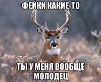 фейки какие-то ты у меня вообще молодец