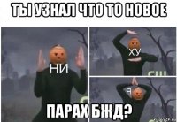 ты узнал что то новое парах бжд?