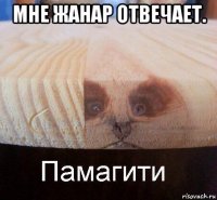 мне жанар отвечает. 