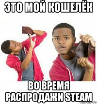 это мой кошелёк во время распродажи steam